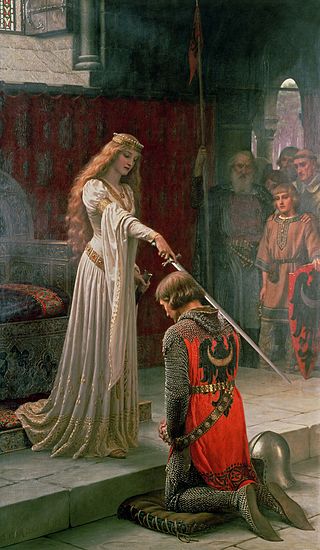 Edmund Blair Leighton, The Accolade (1901)