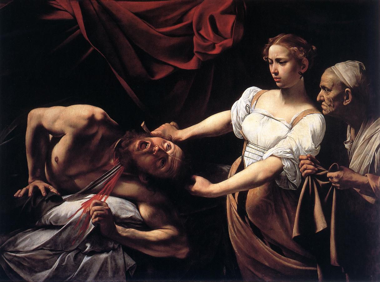Caravaggio, Giuditta e Oloferne (1599)